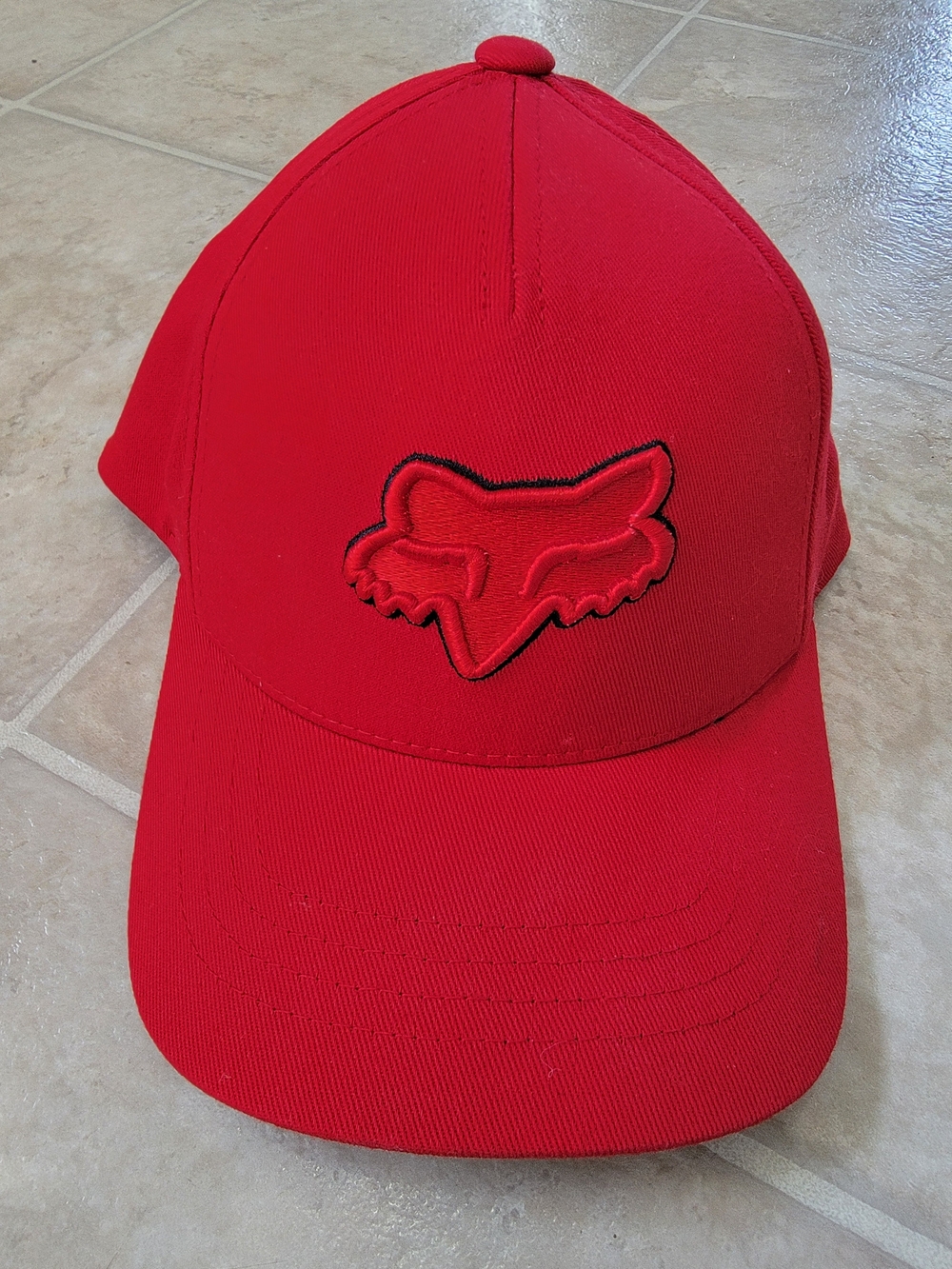 Fox Kids Bright Red Logo Baseball Hat